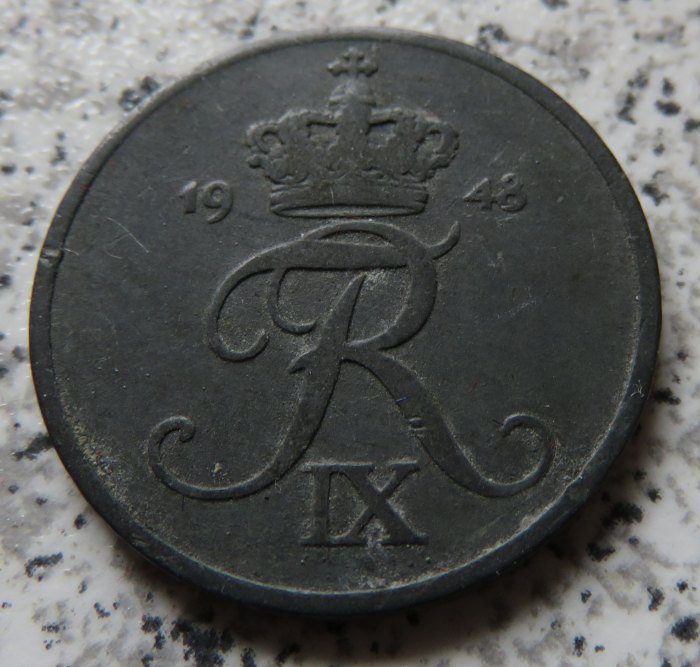  Dänemark 2 Öre 1948 N   
