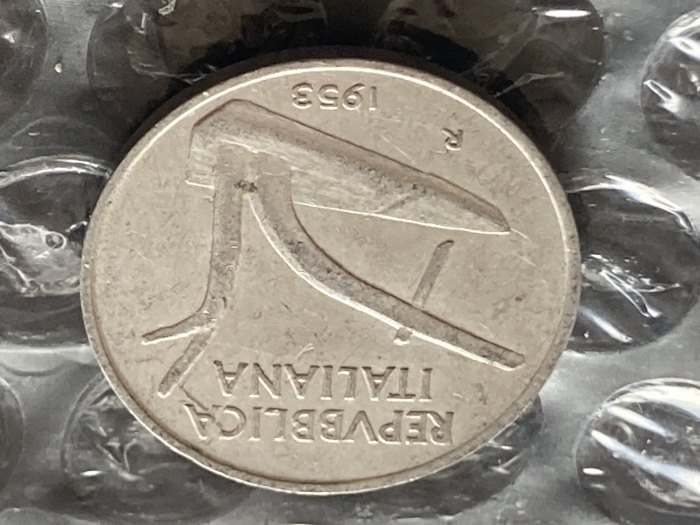  Münze Münzen Umlaufmünze Italien 20 Lire 1953   