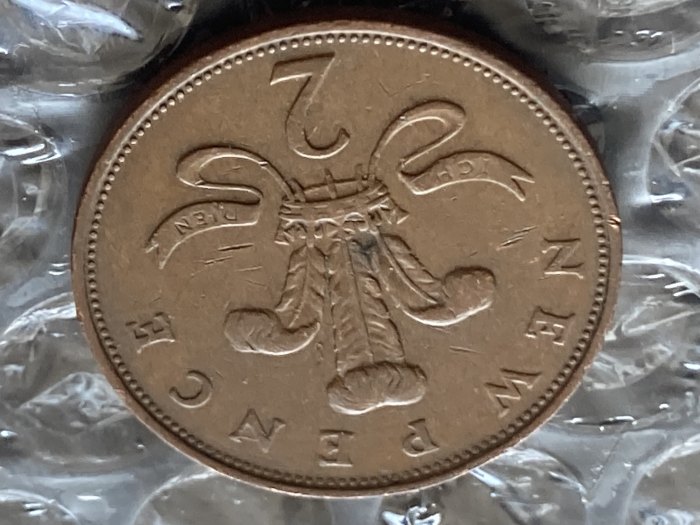  Münze Münzen Umlaufmünze Großbritannien 2 New Pence 1971   
