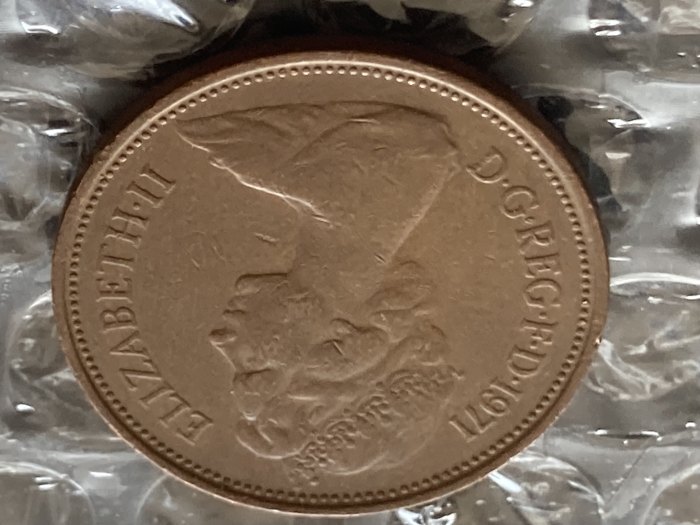  Münze Münzen Umlaufmünze Großbritannien 2 New Pence 1971   