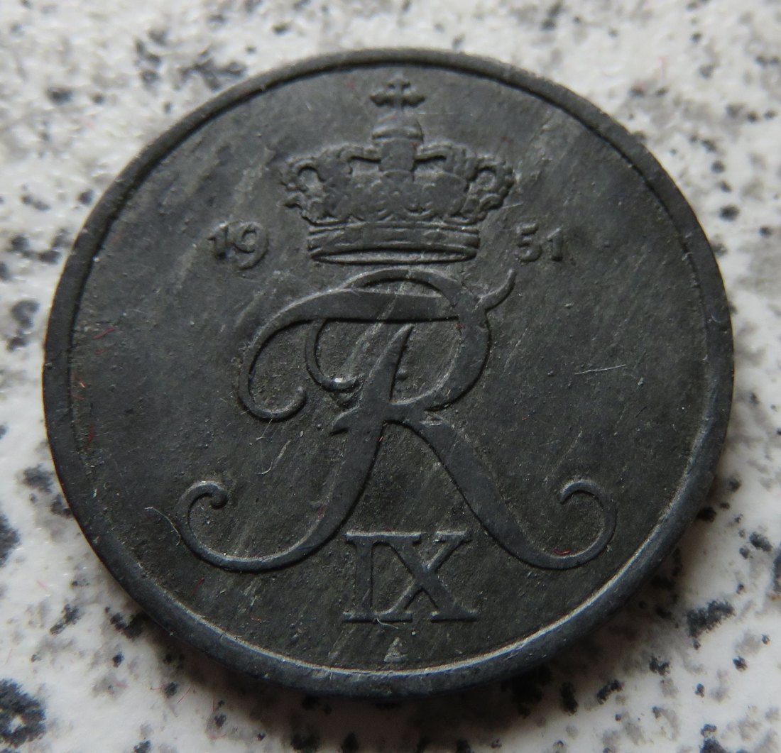  Dänemark 2 Öre 1951 N   