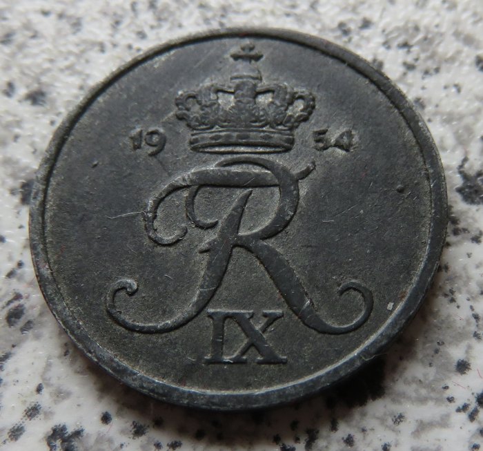  Dänemark 2 Öre 1954 N   