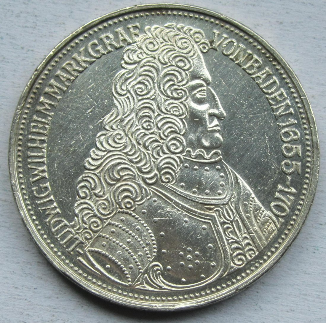  Deutschland: 5 DM Markgraf von Baden 1955   