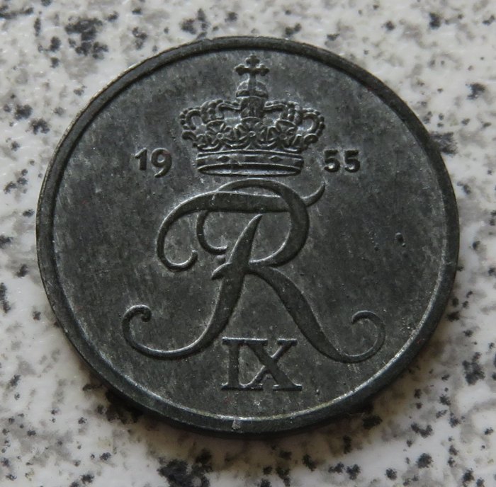  Dänemark 2 Öre 1955 N   