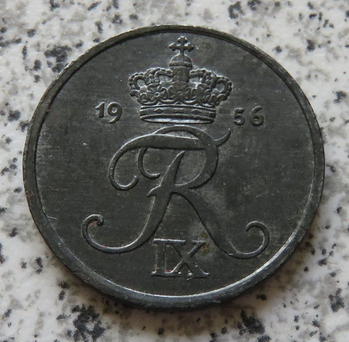  Dänemark 2 Öre 1956 C   