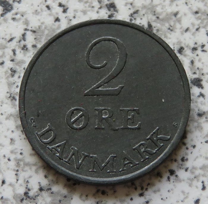  Dänemark 2 Öre 1957 C   