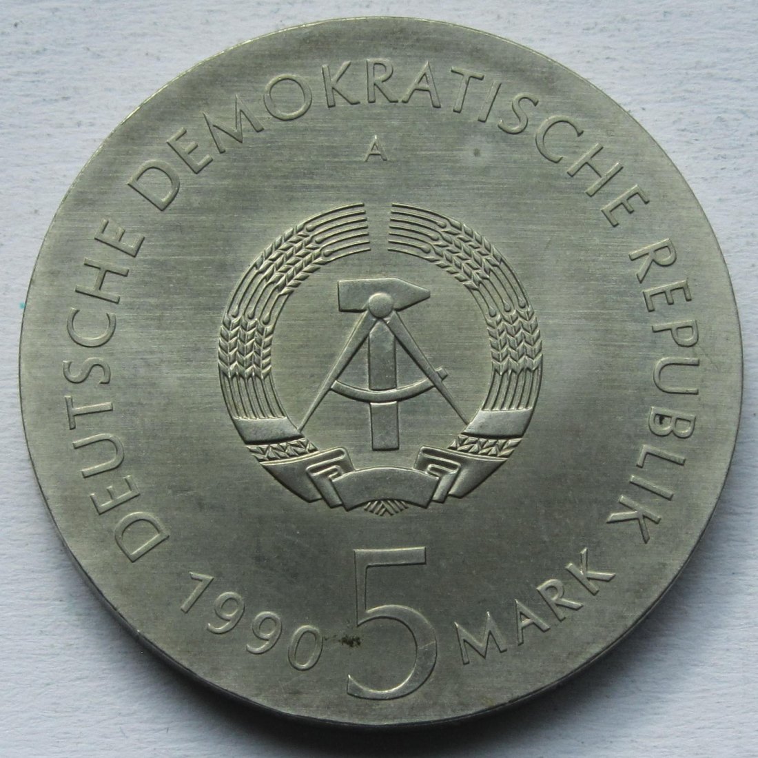 DDR: 5 Mark Tucholsky 1990   