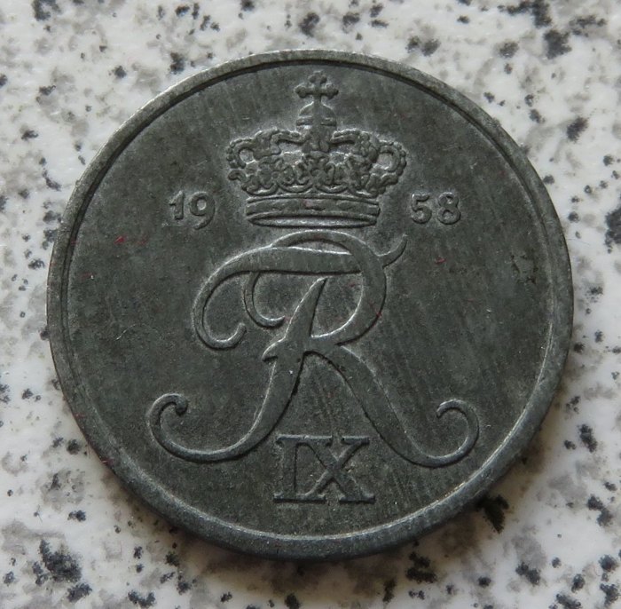  Dänemark 2 Öre 1958 C   