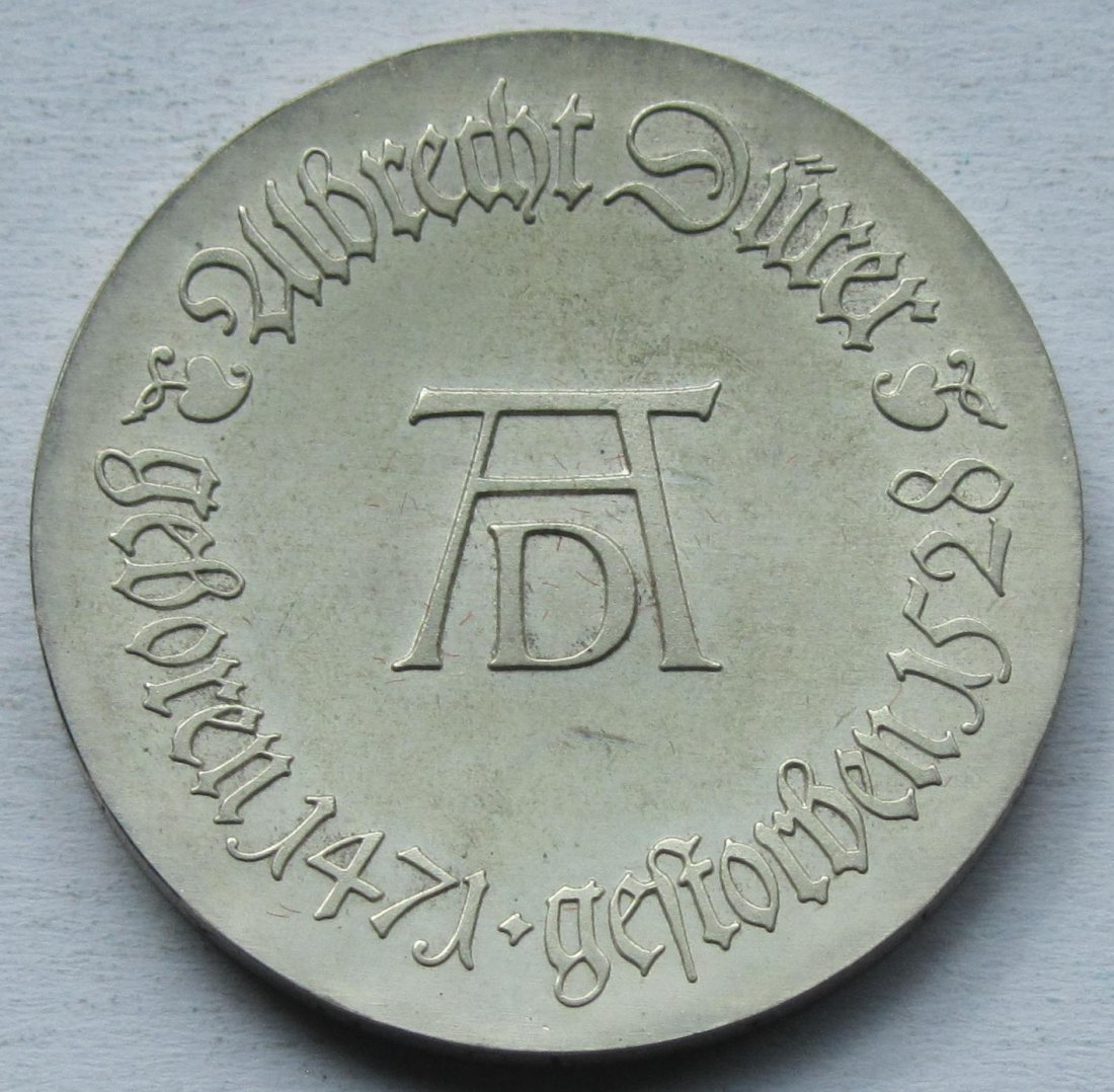  DDR: 10 Mark Dürer 1971   