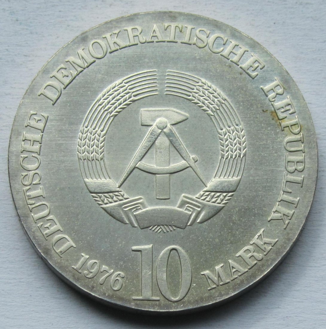  DDR: 10 Mark Weber 1976   