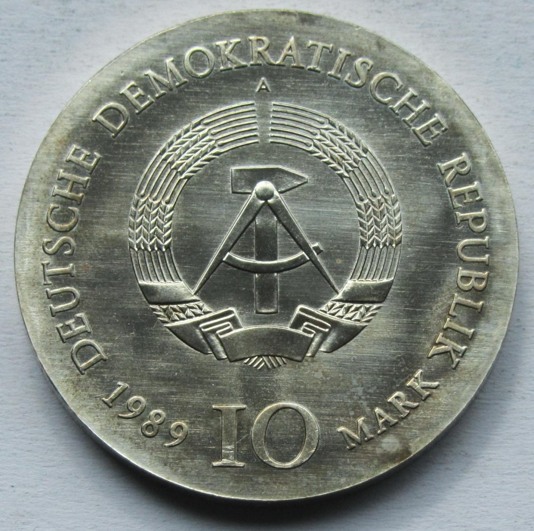  DDR: 10 Mark Schadow 1989   
