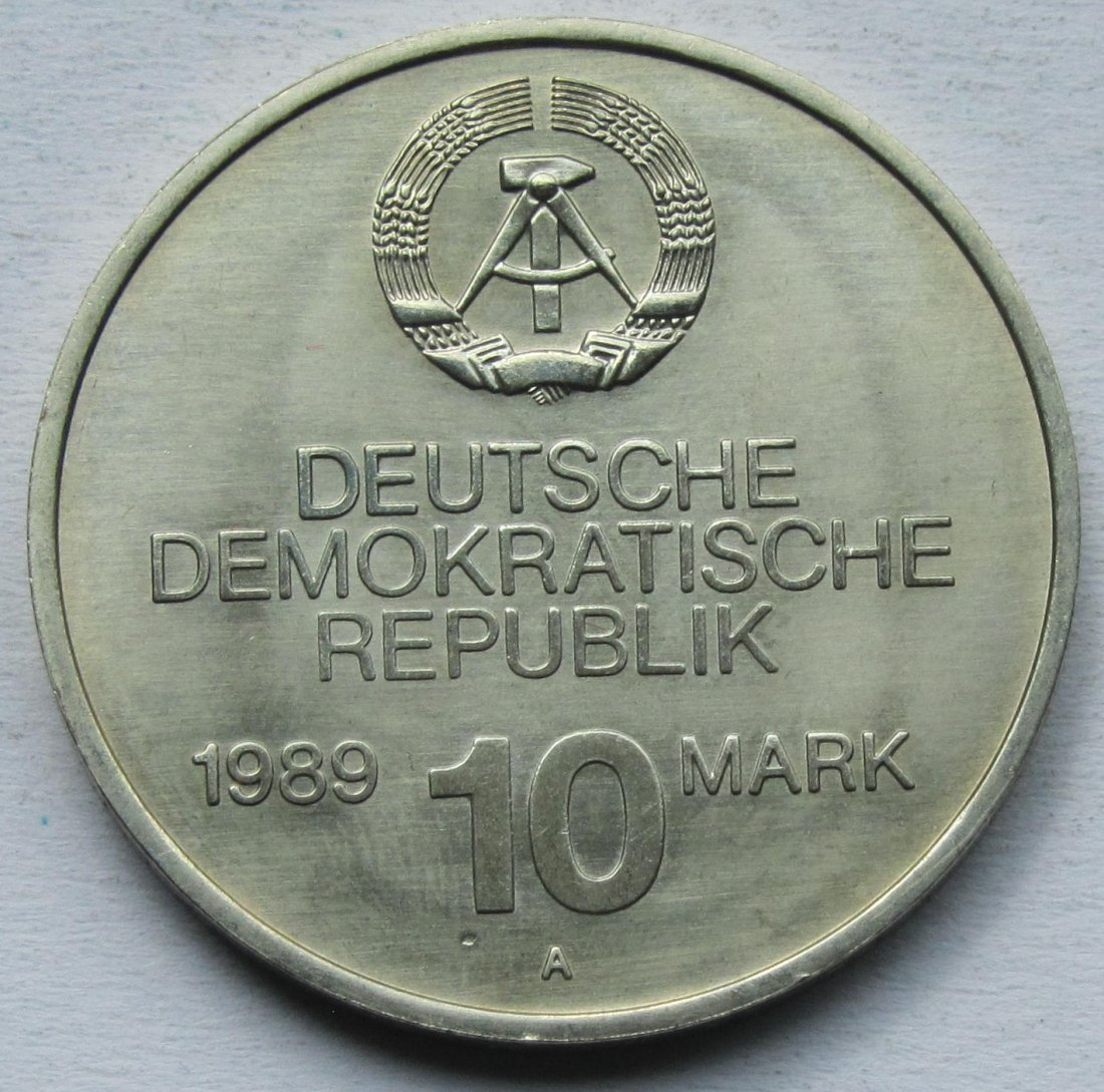  DDR: 10 Mark RGW 1989   