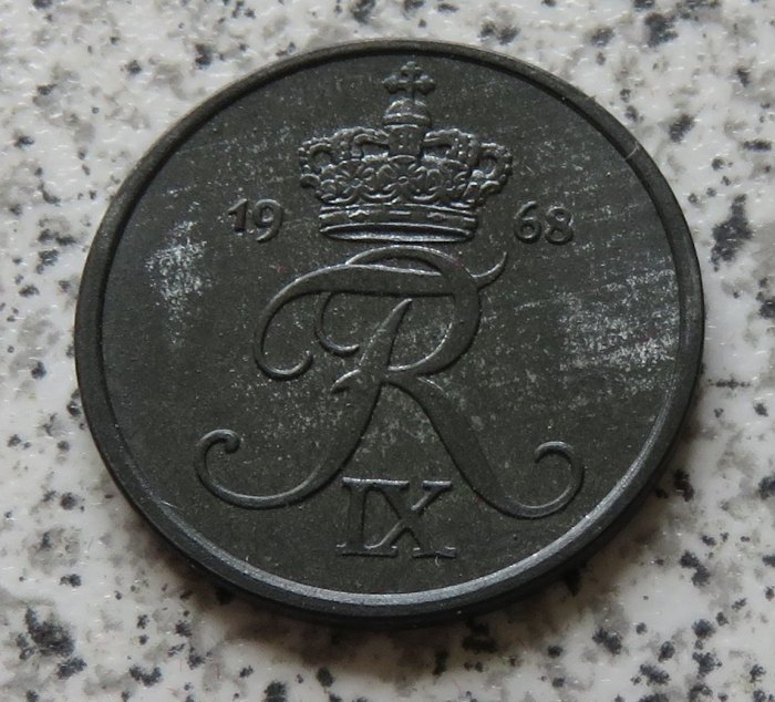  Dänemark 2 Öre 1968 N   