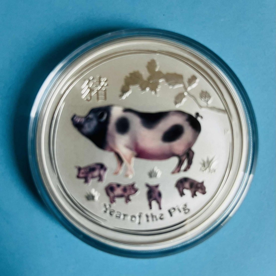  2 Oz Lunar 2 Color 2019 Schwein   