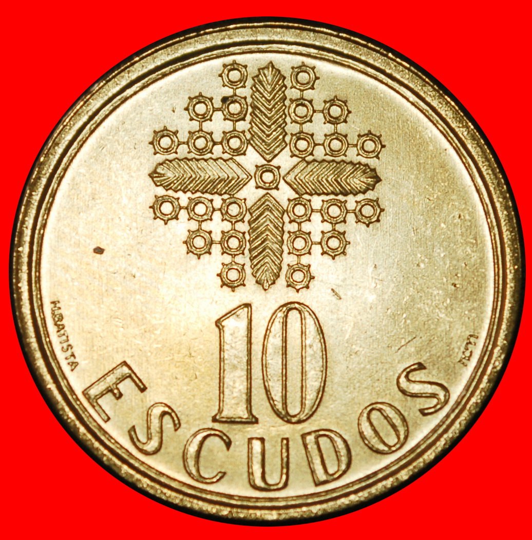 Ⰶ WINDOW (1986-2001): PORTUGAL ★ 10 ESCUDOS 2000 II B! UNC MINT LUSTRE!★LOW START ★ NO RESERVE!