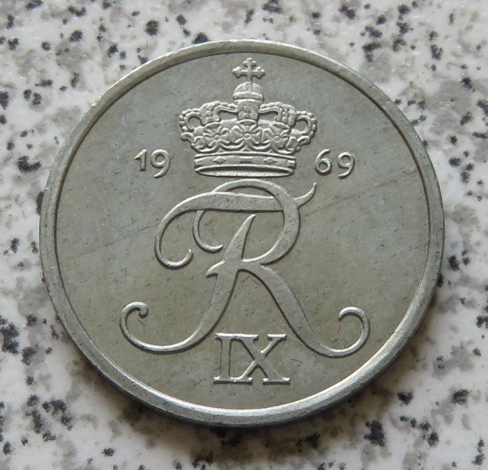  Dänemark 2 Öre 1969 N   
