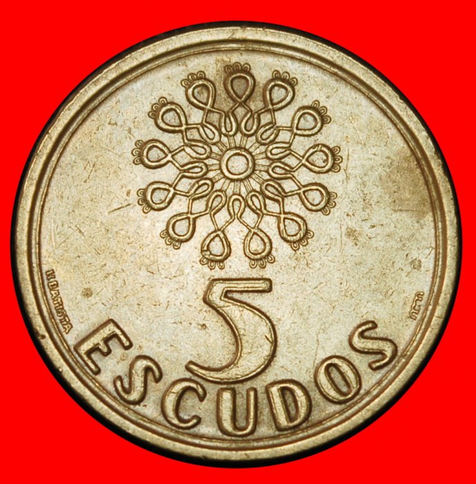 Ⰶ WINDOW (1986-2001): PORTUGAL ★ 5 ESCUDOS 1998 II B!★LOW START ★ NO RESERVE!