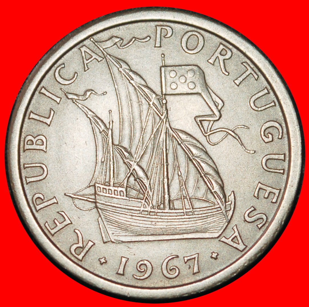  Ⰶ 25 SILVER BEZANTS (1963-1986): PORTUGAL ★ 5 ESCUDOS 1967 SHIP!★LOW START ★ NO RESERVE!   
