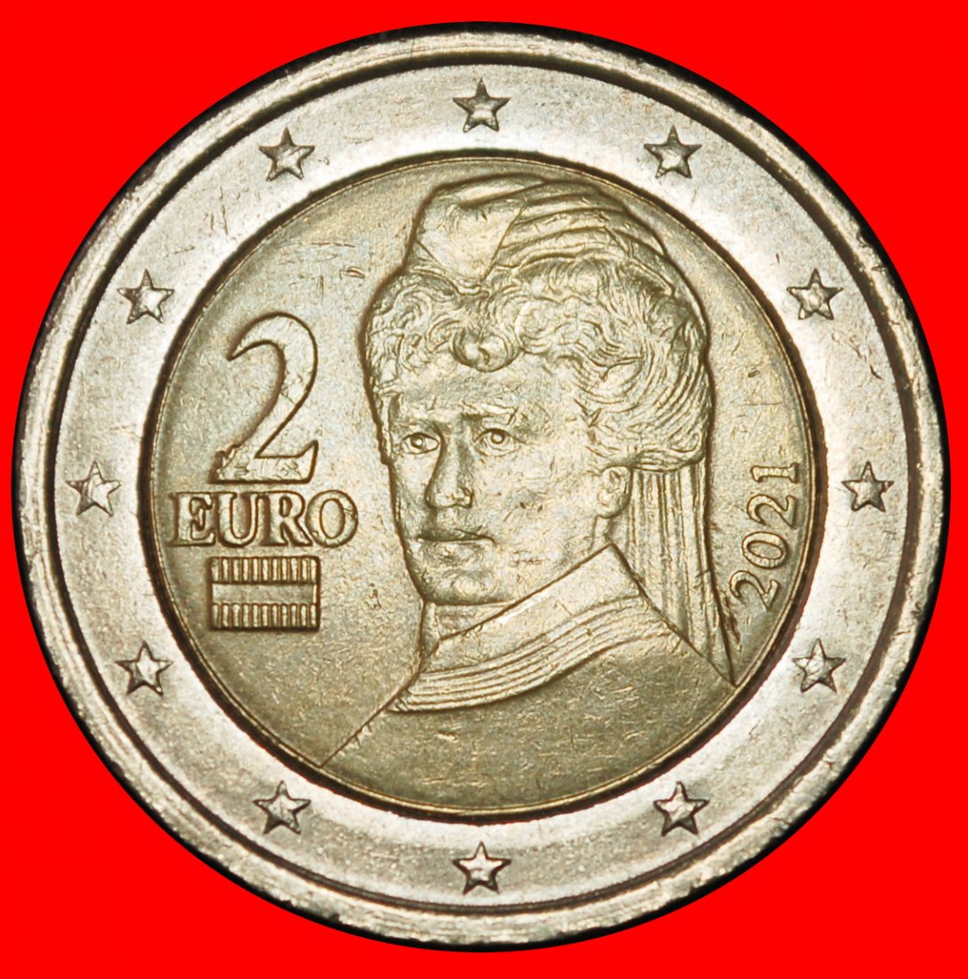 ⰆBERTHA VON SUTTNER 1843-1914:AUSTRIA★2 EUROS 2020 NON-PHALLIC 2008-2025 I r2★LOW START★ NO RESERVE!