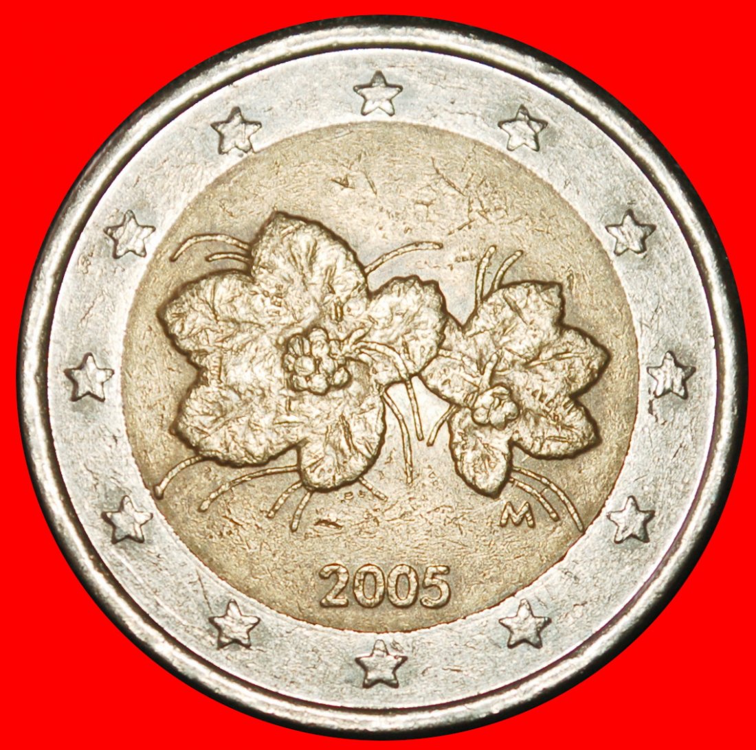 Ⰶ PHALLIC TYPE (1999-2024): FINLAND ★ 2 EUROS 2005 CLOUDBERRY!★LOW START★ NO RESERVE!