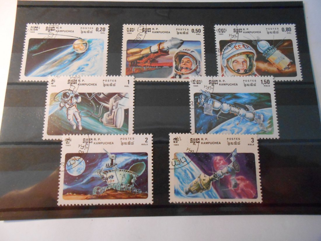  Briefmarken 6 Kambuchea(Kambodscha)   