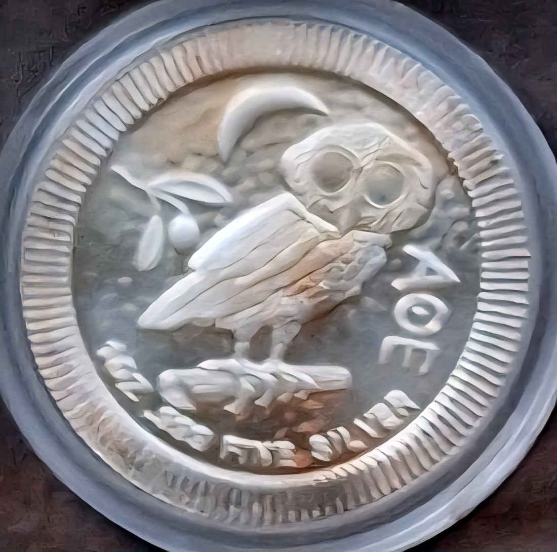 Niue, 2Dollar, 2017,Elizabeth II Eule von Athen, 1oz 999 Silber gekapselt   