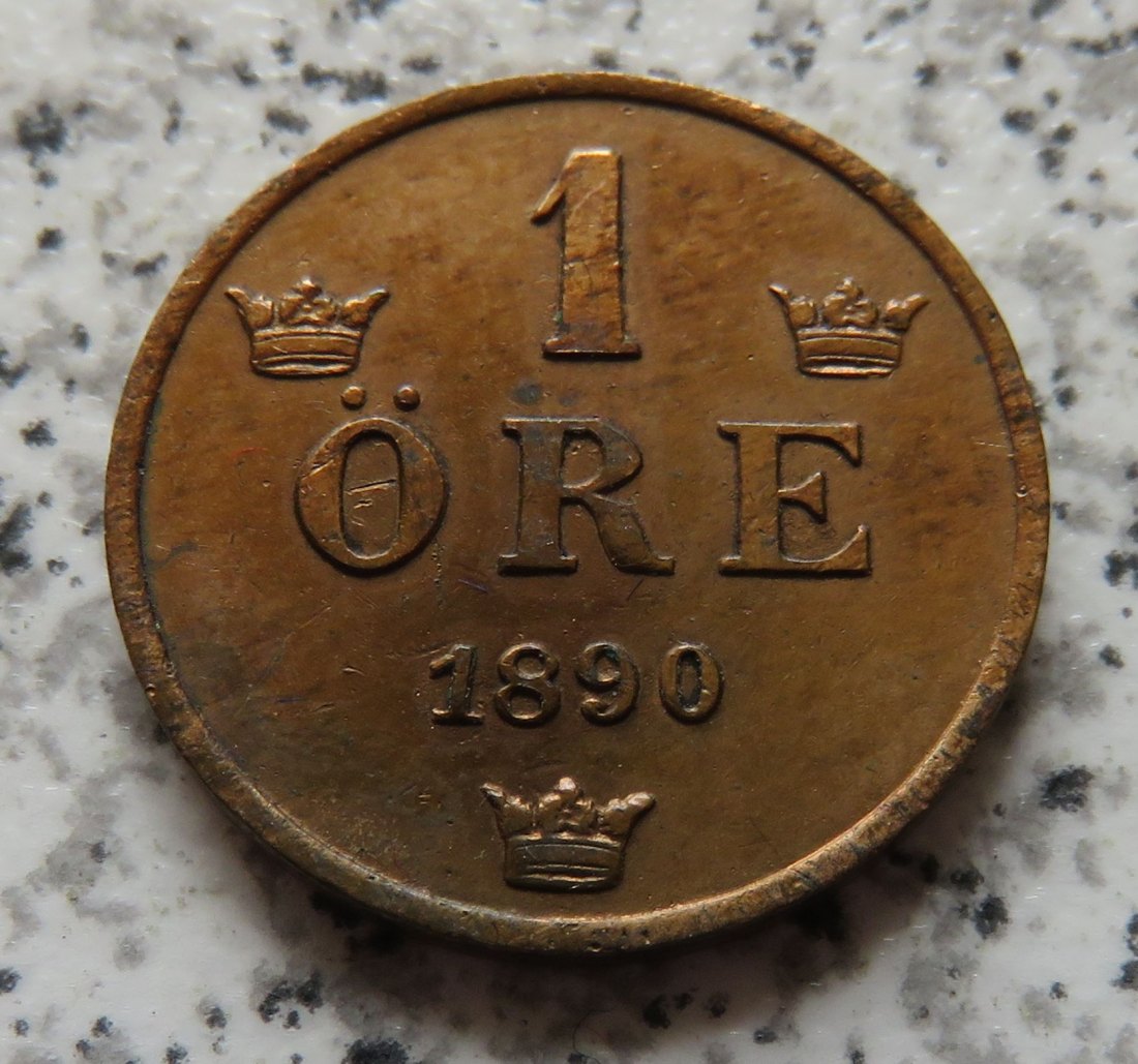  Schweden 1 Öre 1890   