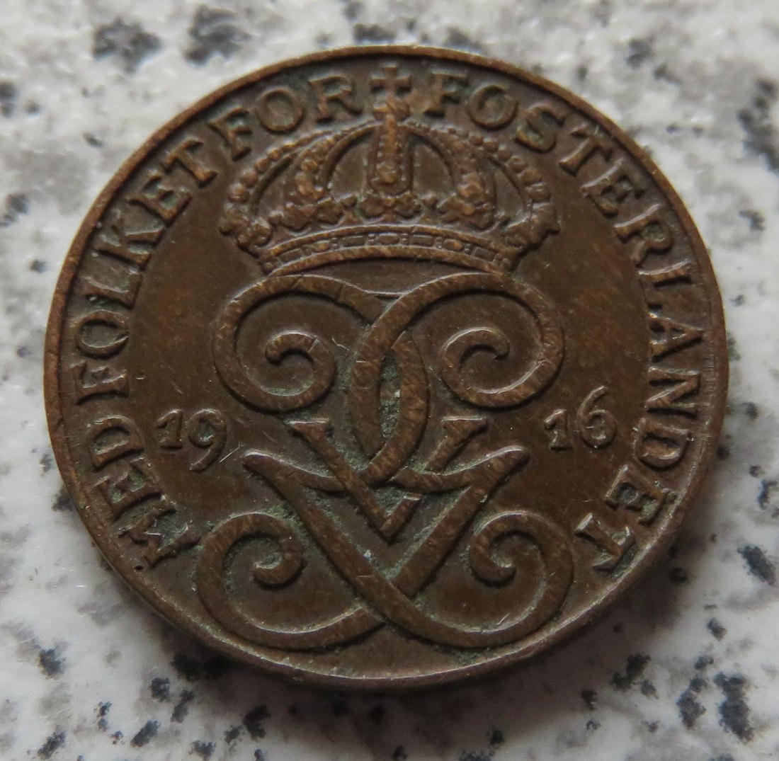  Schweden 1 Öre 1916   