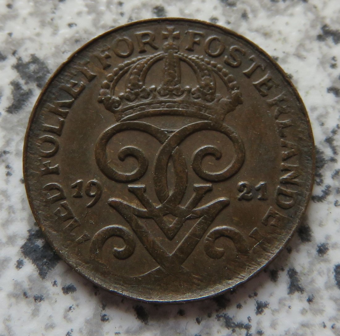  Schweden 1 Öre 1921   
