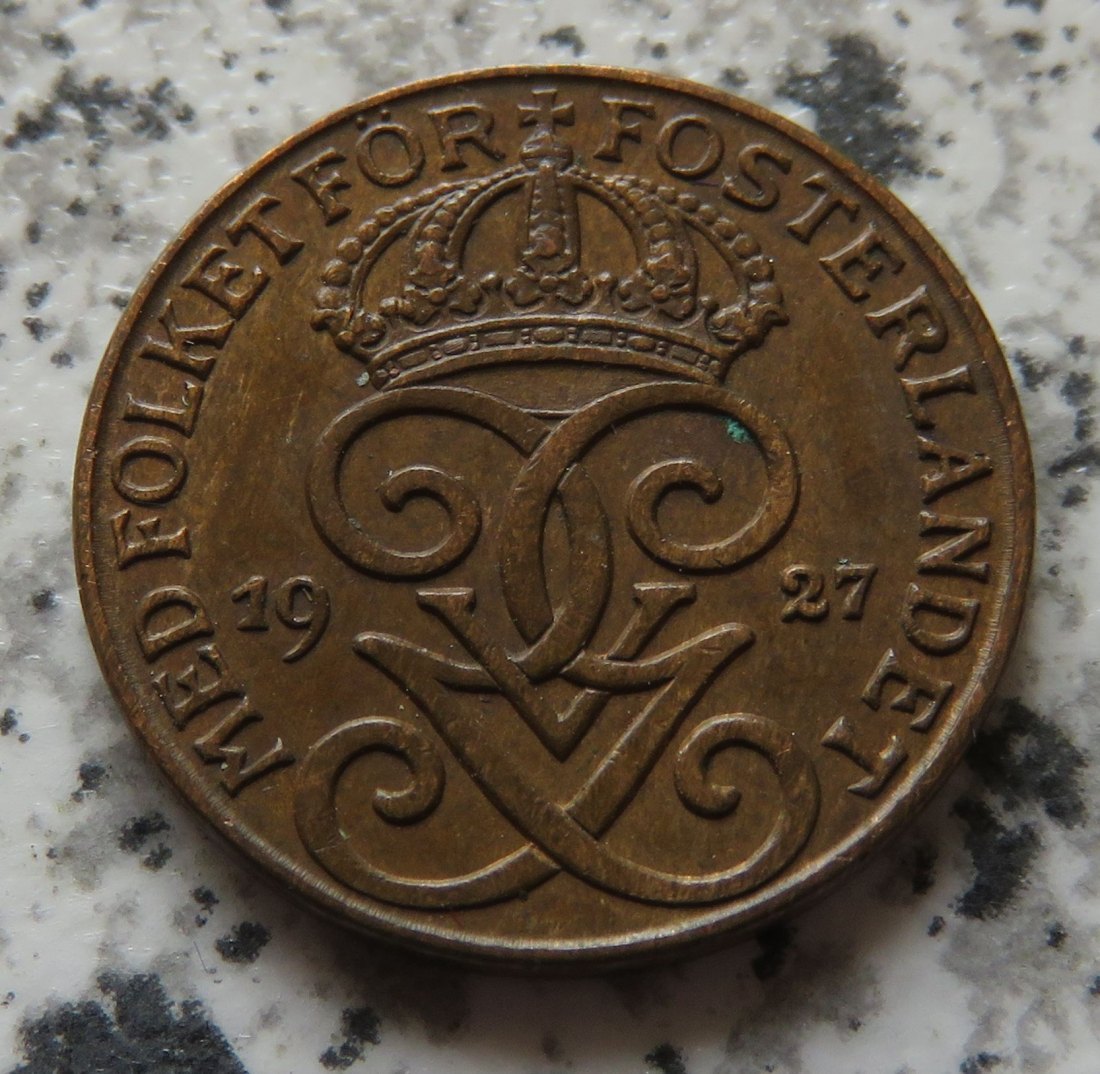  Schweden 1 Öre 1927   