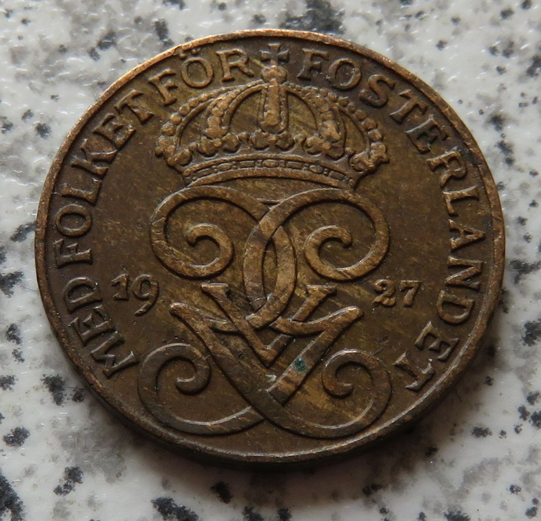  Schweden 1 Öre 1927   