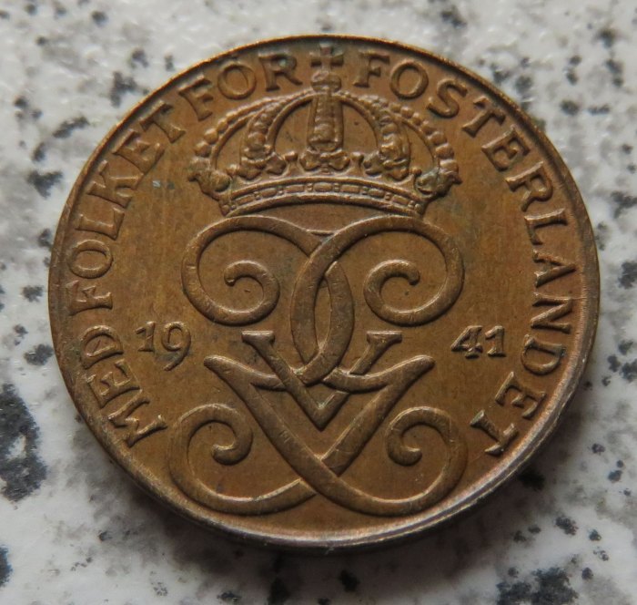  Schweden 1 Öre 1941   