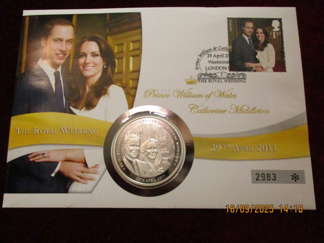  Numisbrief The Royal Wedding Gewicht: 42g /3   