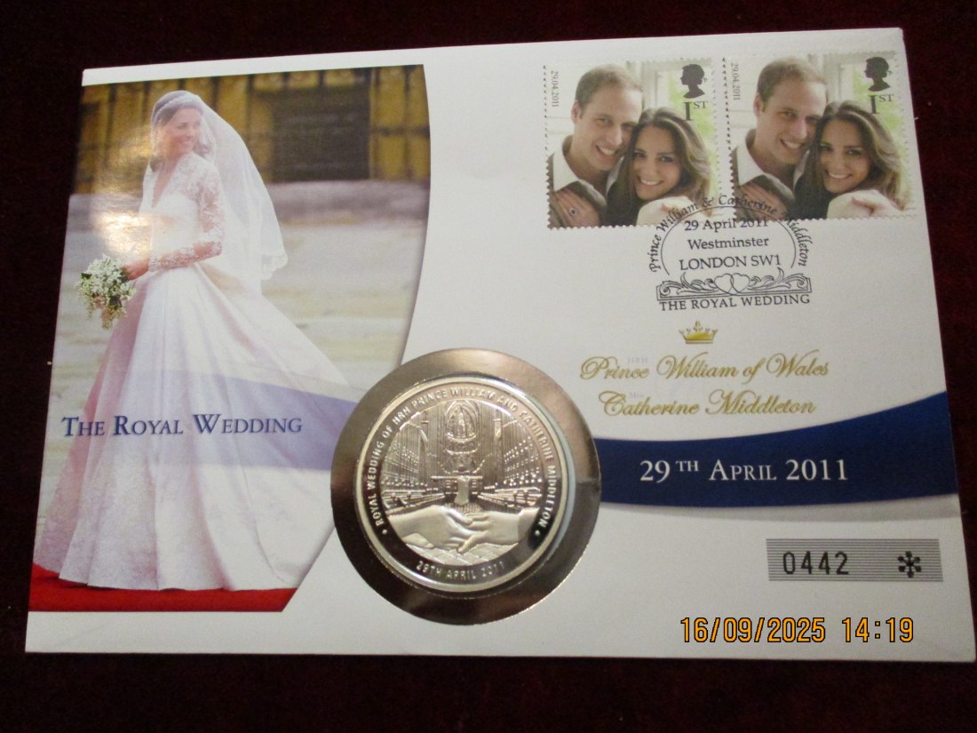  Numisbrief The Royal Wedding Gewicht: 42g /3   
