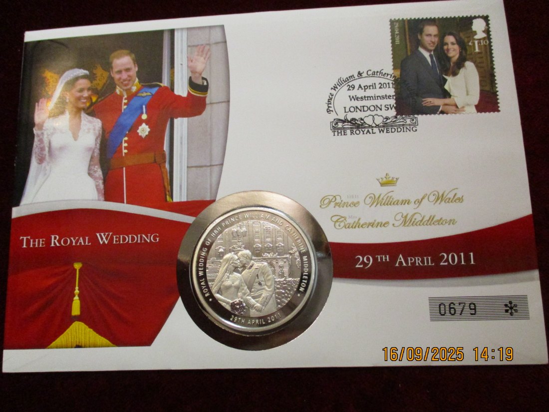 Numisbrief The Royal Wedding Gewicht: 42g /3   