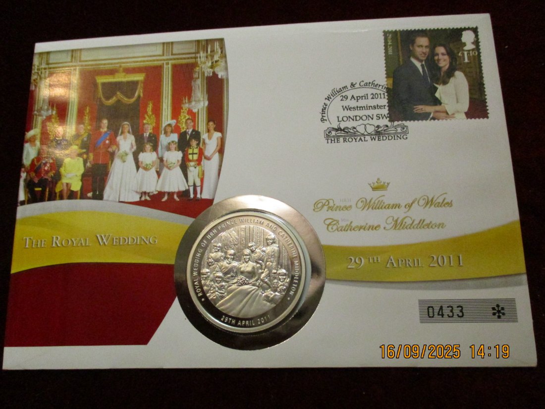  Numisbrief The Royal Wedding Gewicht: 42g /3   