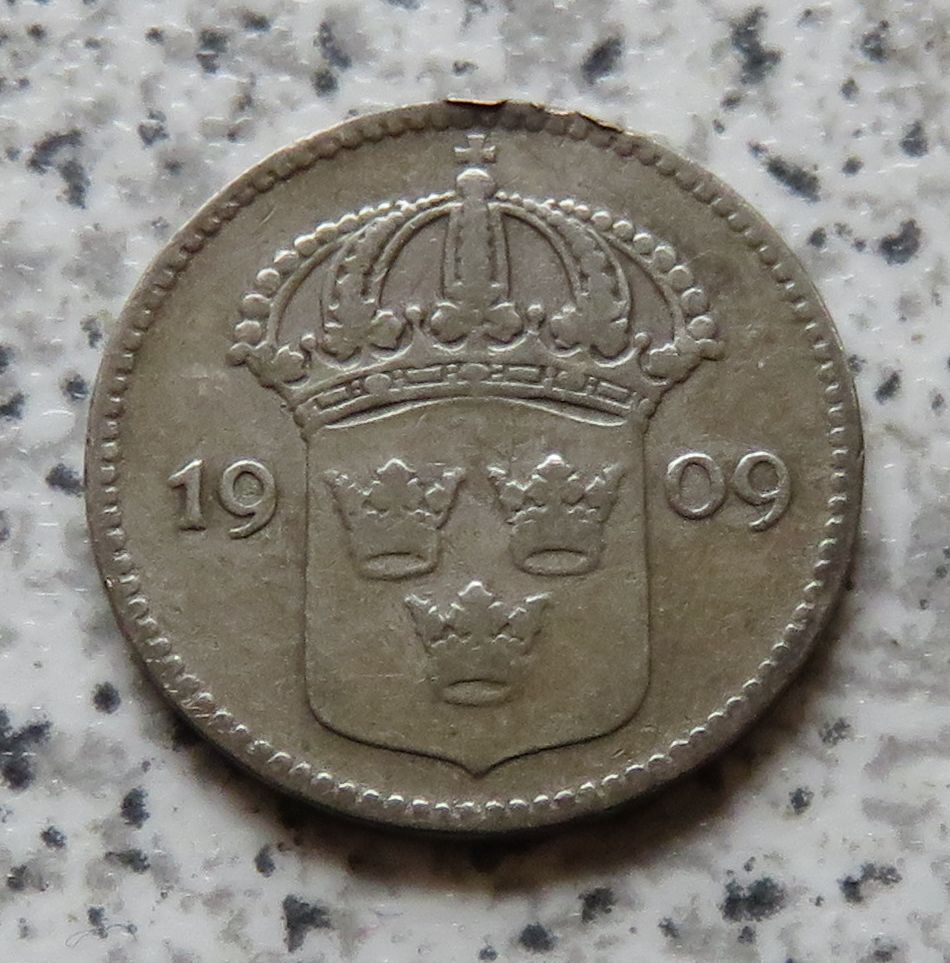 Schweden 10 Öre 1909   