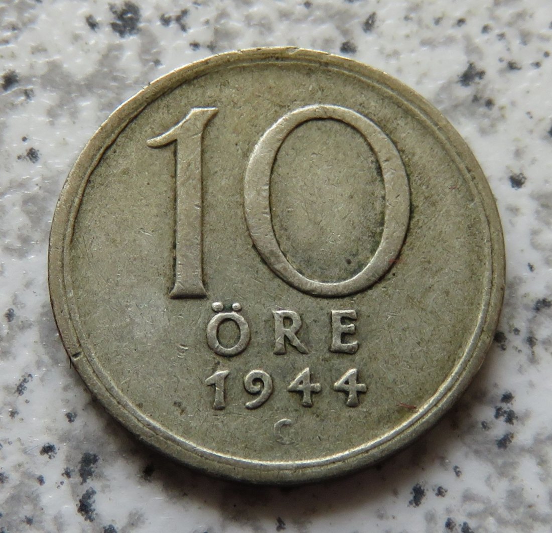  Schweden 10 Öre 1944   