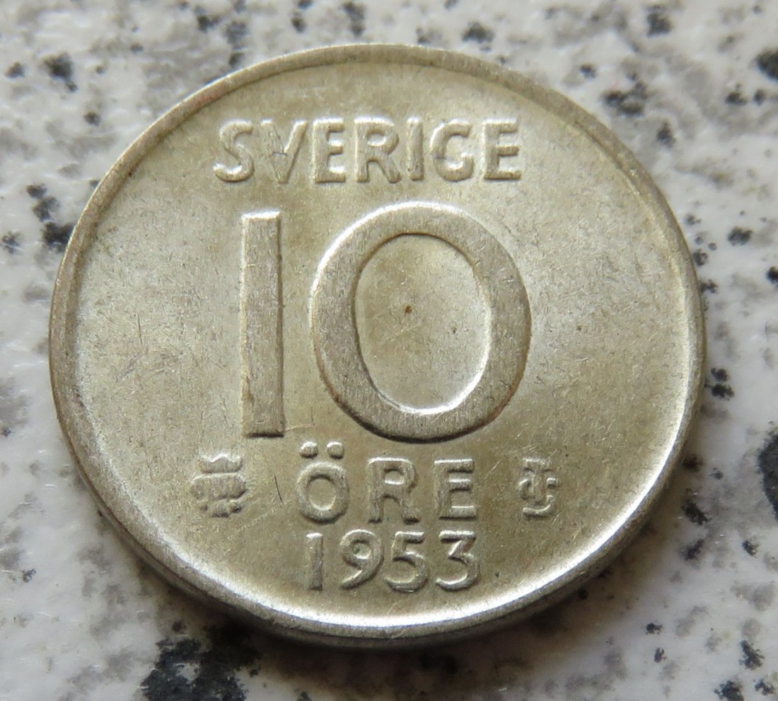  Schweden 10 Öre 1953   