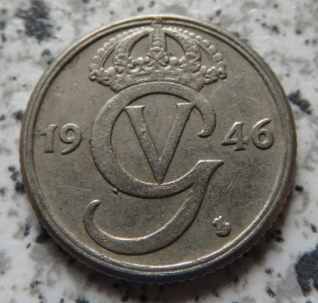  Schweden 25 Öre 1946   