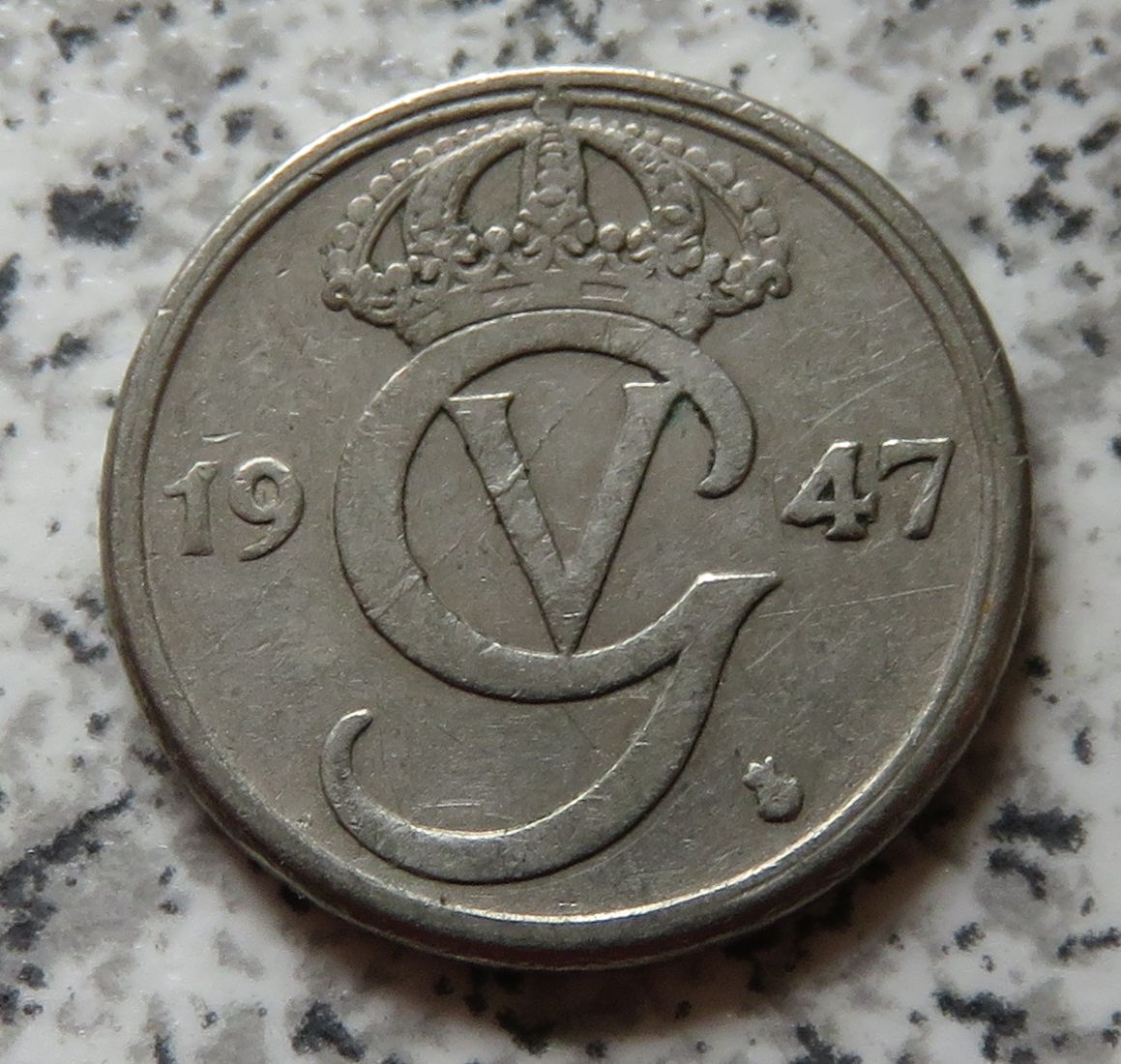  Schweden 25 Öre 1947   