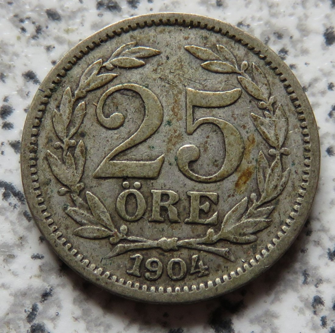  Schweden 25 Öre 1904   