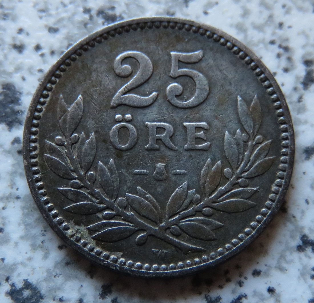  Schweden 25 Öre 1916   