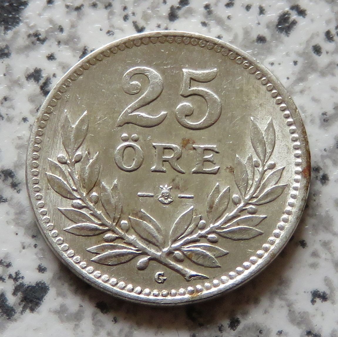  Schweden 25 Öre 1930, Erhaltung   