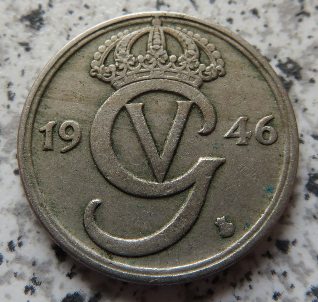  Schweden 50 Öre 1946   