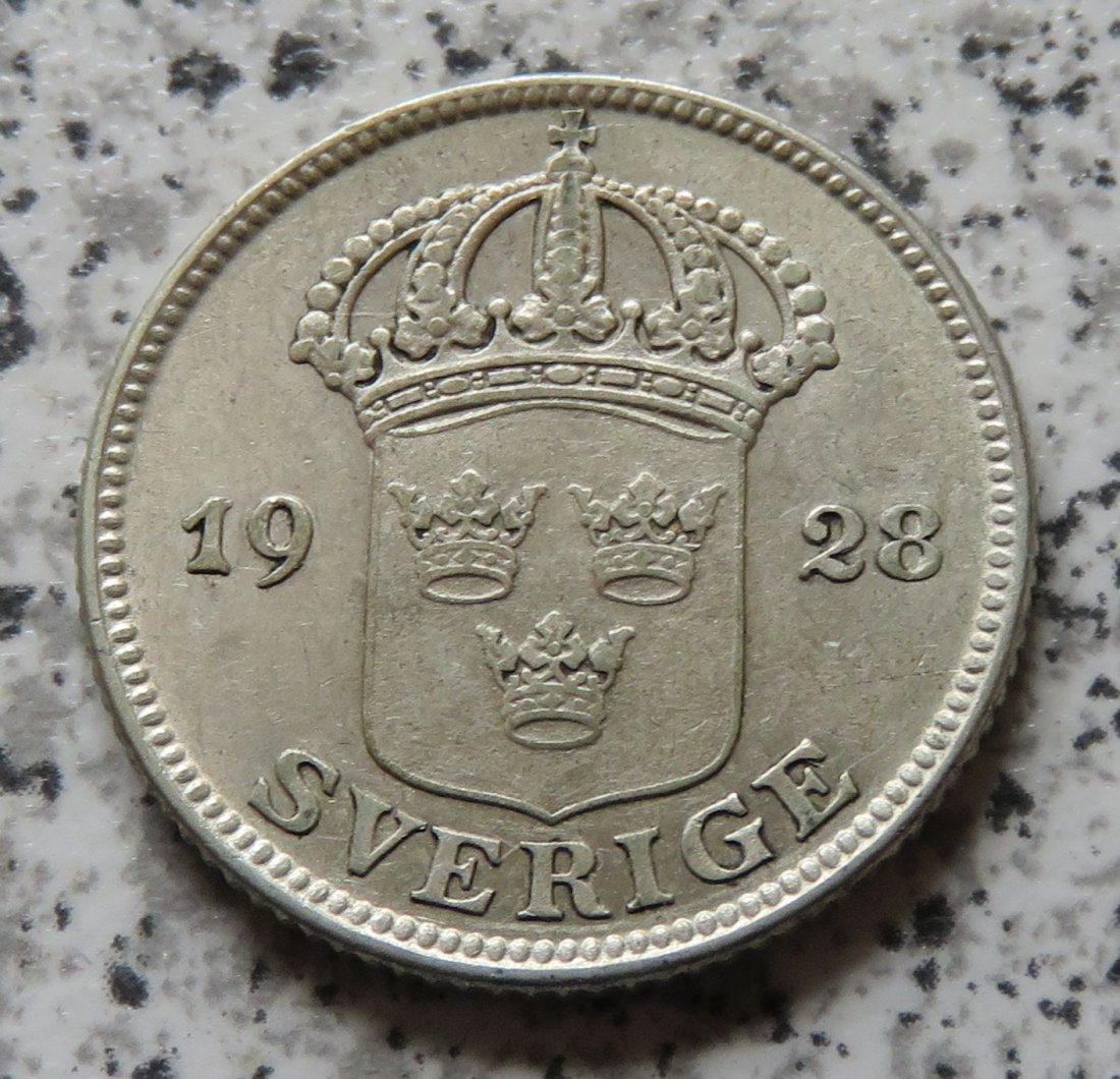  Schweden 50 Öre 1928   