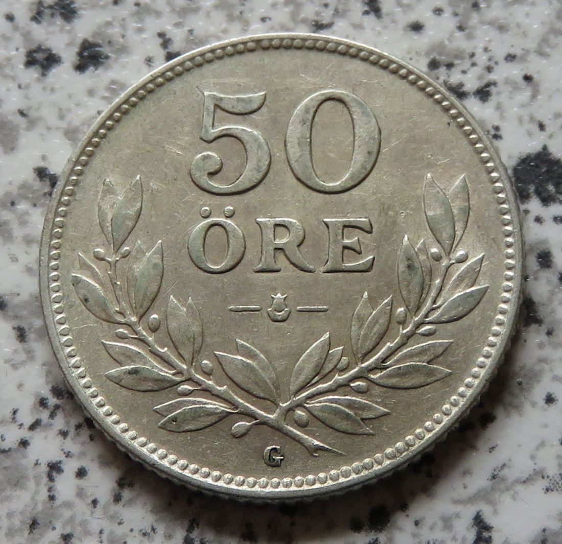  Schweden 50 Öre 1928   