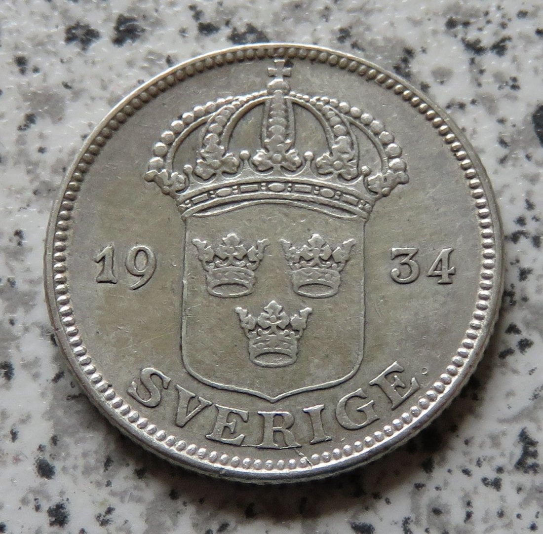  Schweden 50 Öre 1934   