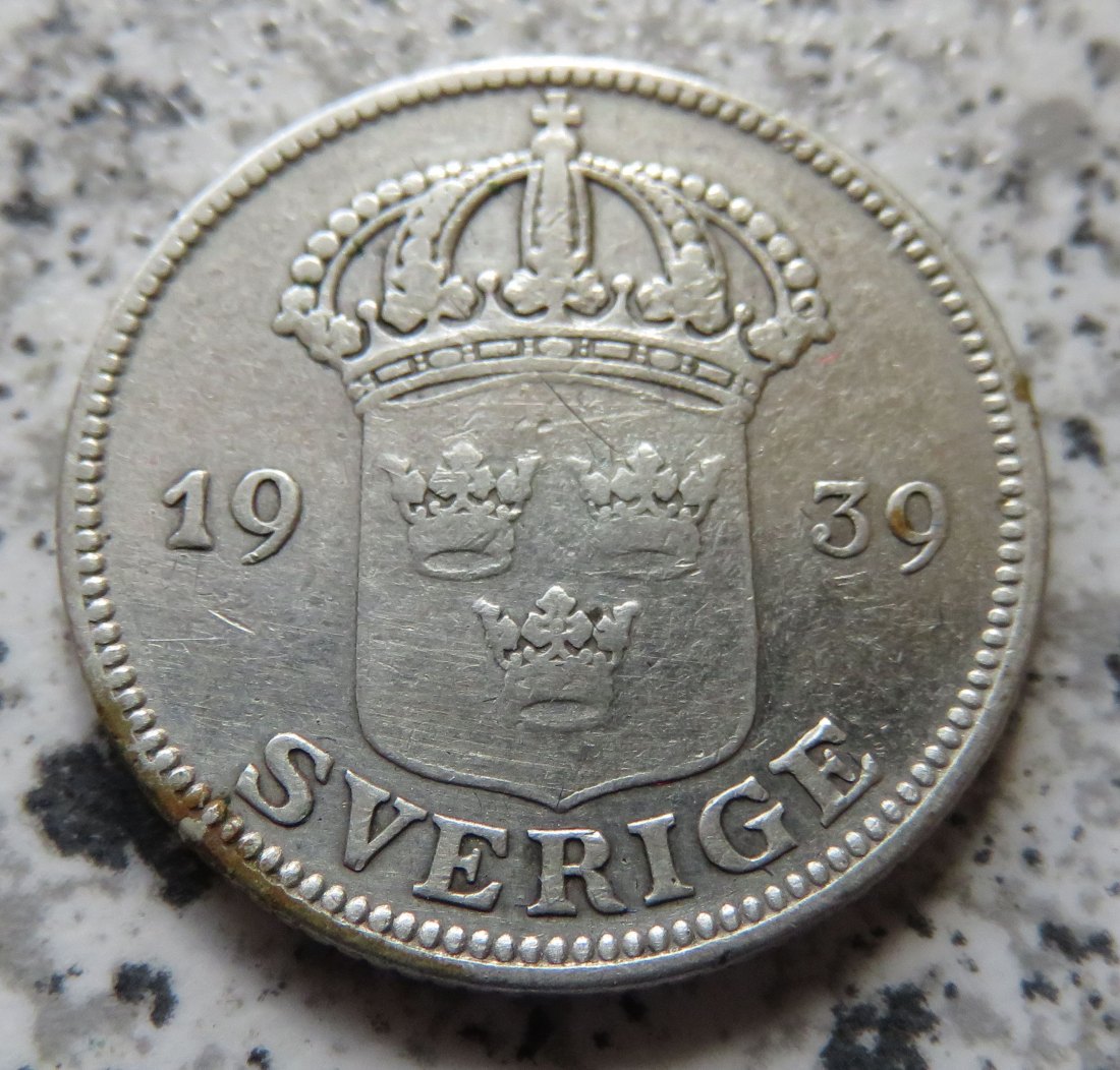  Schweden 50 Öre 1939   