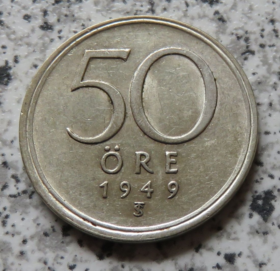  Schweden 50 Öre 1949   